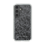 Slim Protection Case［ LAGUNAMOON - FlowerPattern - Clear×Grey ］