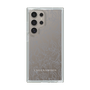 Slim Protection Case［ LAGUNAMOON - FlowerPattern - Clear×Grey ］