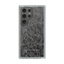 Slim Protection Case［ LAGUNAMOON - FlowerPattern - Clear×Grey ］