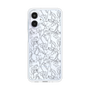 Slim Protection Case［ LAGUNAMOON - FlowerPattern - Clear×Grey ］