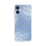 Slim Protection Case［ LAGUNAMOON - FlowerPattern - Clear×Grey ］