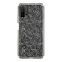 Slim Protection Case［ LAGUNAMOON - FlowerPattern - Clear×Grey ］