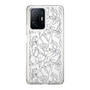 Slim Protection Case［ LAGUNAMOON - FlowerPattern - Clear×Grey ］