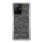 Slim Protection Case［ LAGUNAMOON - FlowerPattern - Clear×Grey ］