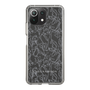 Slim Protection Case［ LAGUNAMOON - FlowerPattern - Clear×Grey ］