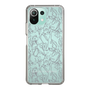 Slim Protection Case［ LAGUNAMOON - FlowerPattern - Clear×Grey ］