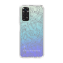 Slim Protection Case［ LAGUNAMOON - FlowerPattern - Clear×Grey ］