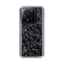 Slim Protection Case［ LAGUNAMOON - FlowerPattern - Clear×Grey ］