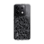 Slim Protection Case［ LAGUNAMOON - FlowerPattern - Clear×Grey ］