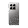 Slim Protection Case［ LAGUNAMOON - FlowerPattern - Clear×Grey ］