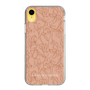 Slim Protection Case［ LAGUNAMOON - FlowerPattern - Orange ］