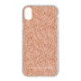 Slim Protection Case［ LAGUNAMOON - FlowerPattern - Orange ］