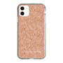Slim Protection Case［ LAGUNAMOON - FlowerPattern - Orange ］