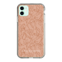Slim Protection Case［ LAGUNAMOON - FlowerPattern - Orange ］