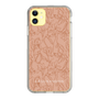 Slim Protection Case［ LAGUNAMOON - FlowerPattern - Orange ］