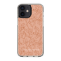 Slim Protection Case［ LAGUNAMOON - FlowerPattern - Orange ］