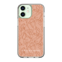 Slim Protection Case［ LAGUNAMOON - FlowerPattern - Orange ］