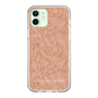 Slim Protection Case［ LAGUNAMOON - FlowerPattern - Orange ］