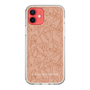 Slim Protection Case［ LAGUNAMOON - FlowerPattern - Orange ］