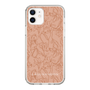 Slim Protection Case［ LAGUNAMOON - FlowerPattern - Orange ］