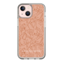 Slim Protection Case［ LAGUNAMOON - FlowerPattern - Orange ］
