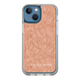 Slim Protection Case［ LAGUNAMOON - FlowerPattern - Orange ］