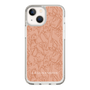 Slim Protection Case［ LAGUNAMOON - FlowerPattern - Orange ］
