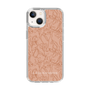 Slim Protection Case［ LAGUNAMOON - FlowerPattern - Orange ］