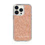 Slim Protection Case［ LAGUNAMOON - FlowerPattern - Orange ］