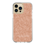 Slim Protection Case［ LAGUNAMOON - FlowerPattern - Orange ］
