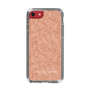 Slim Protection Case［ LAGUNAMOON - FlowerPattern - Orange ］