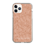 Slim Protection Case［ LAGUNAMOON - FlowerPattern - Orange ］