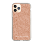 Slim Protection Case［ LAGUNAMOON - FlowerPattern - Orange ］