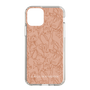 Slim Protection Case［ LAGUNAMOON - FlowerPattern - Orange ］