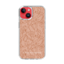 Slim Protection Case［ LAGUNAMOON - FlowerPattern - Orange ］
