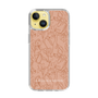 Slim Protection Case［ LAGUNAMOON - FlowerPattern - Orange ］