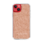 Slim Protection Case［ LAGUNAMOON - FlowerPattern - Orange ］