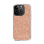 Slim Protection Case［ LAGUNAMOON - FlowerPattern - Orange ］