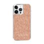 Slim Protection Case［ LAGUNAMOON - FlowerPattern - Orange ］