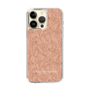 Slim Protection Case［ LAGUNAMOON - FlowerPattern - Orange ］