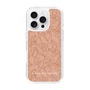 Slim Protection Case［ LAGUNAMOON - FlowerPattern - Orange ］