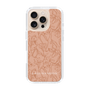 Slim Protection Case［ LAGUNAMOON - FlowerPattern - Orange ］