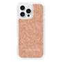 Slim Protection Case［ LAGUNAMOON - FlowerPattern - Orange ］
