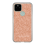 Slim Protection Case［ LAGUNAMOON - FlowerPattern - Orange ］