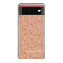 Slim Protection Case［ LAGUNAMOON - FlowerPattern - Orange ］