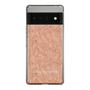 Slim Protection Case［ LAGUNAMOON - FlowerPattern - Orange ］