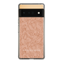 Slim Protection Case［ LAGUNAMOON - FlowerPattern - Orange ］