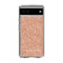 Slim Protection Case［ LAGUNAMOON - FlowerPattern - Orange ］