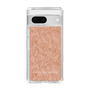 Slim Protection Case［ LAGUNAMOON - FlowerPattern - Orange ］