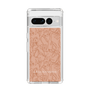 Slim Protection Case［ LAGUNAMOON - FlowerPattern - Orange ］